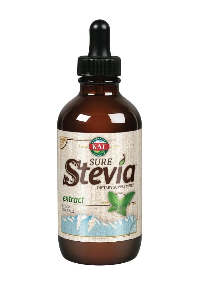 KAL Sure Stevia Liquid Extract 4 oz - Image 1