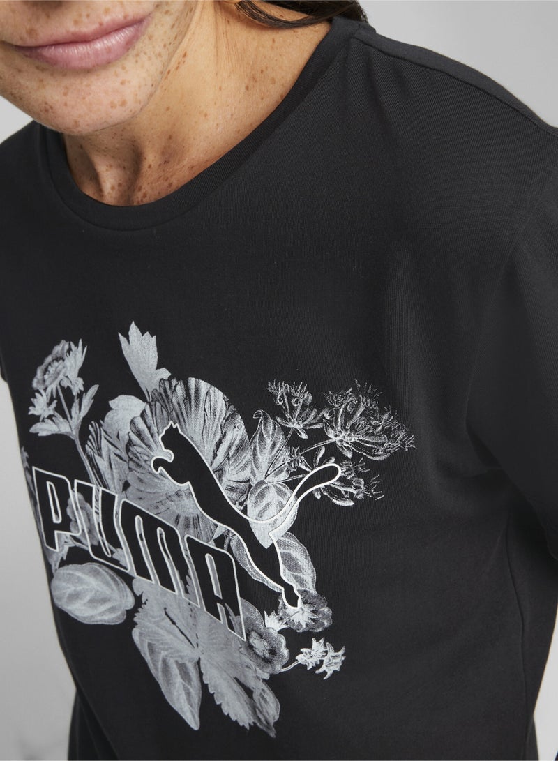 PUMA Frozen Flower Womens T-Shirt - Image 2