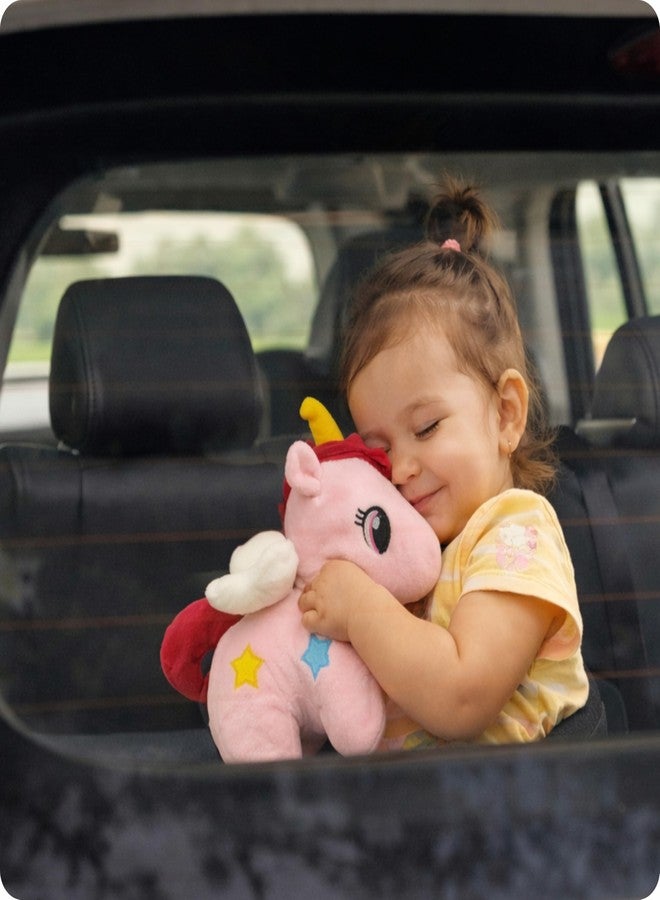 Aruvia Cute Unicorn with Wings Soft Toy Plush | Pink Stuffed Unicorn Toy for Kids | Super Soft Huggable Gift for Baby, Girls & Boys - Image 2