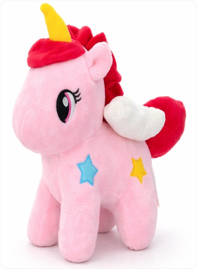 Aruvia Cute Unicorn with Wings Soft Toy Plush | Pink Stuffed Unicorn Toy for Kids | Super Soft Huggable Gift for Baby, Girls & Boys - Image 1