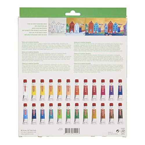 Talens ROYAL Art Creation Artists' Colours, 24x12ml, Gouache - Image 2