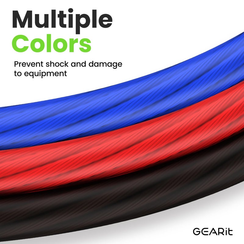 GearIT 8 Gauge Wire (10ft - Red Translucent) Copper Clad Aluminum CCA - Primary Automotive Wire Power/Ground, Battery Cable, Car Audio Speaker, RV Trailer, Amp, Electrical 8ga AWG 10 Feet - Image 4