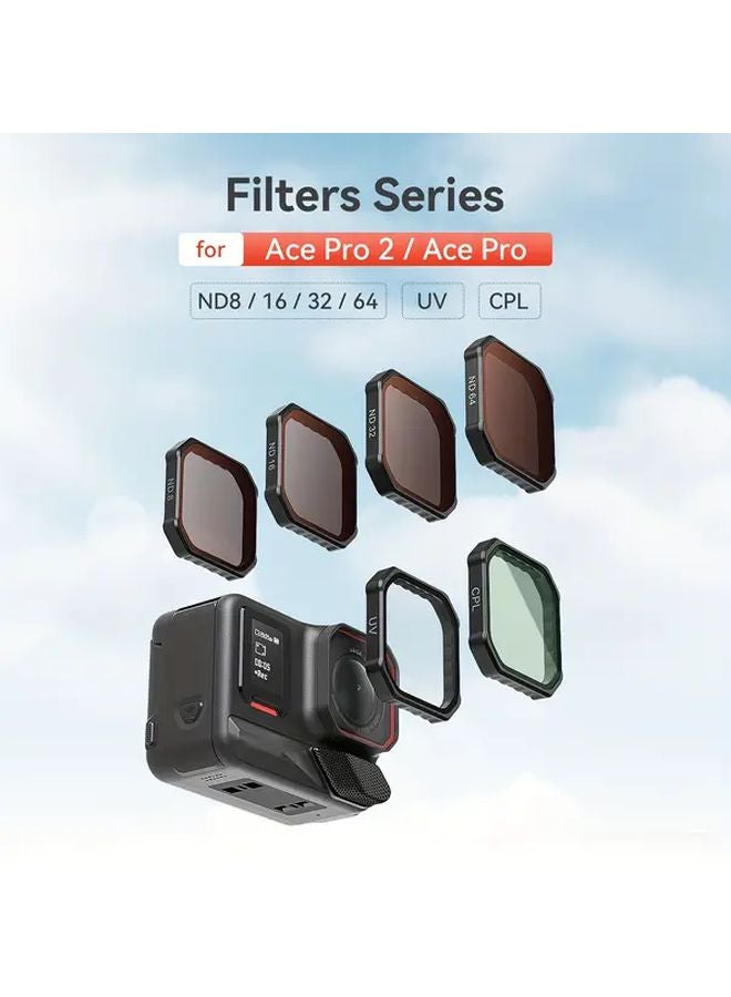 Insta360 Ace Pro2 ND8 ND16 ND32 ND64 Filter Set For Photography And Videography - Image 3