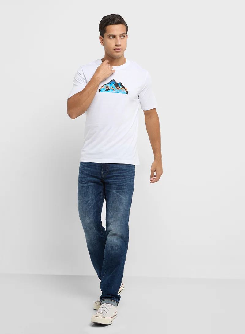 JACK & JONES Jcomountain Graphic Short Sleeve T-Shirt