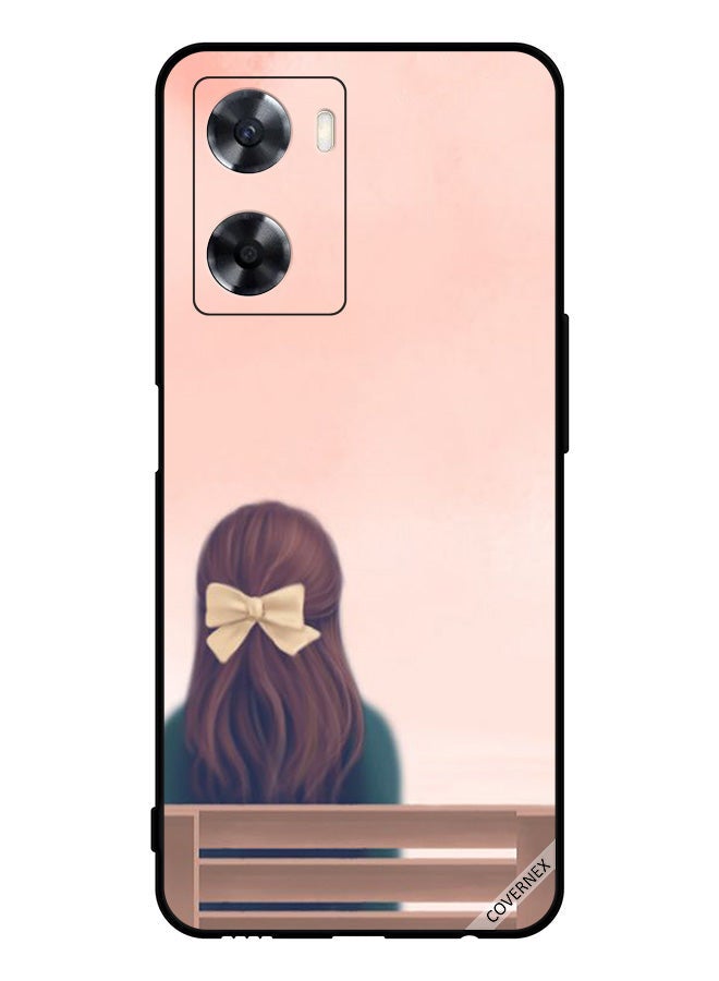 Covernex Protective Case Cover For Oppo A77s Alone Cute Girl - Image 1