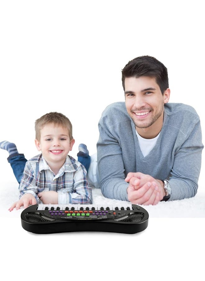 aPerfectLife - Kids Keyboard Piano, 32 Keys Multifunction Electric Keyboard Piano for Kids, Kids Piano Musical Instruments Gift Toy for 3 4 5 6 7 8 Year Old Boys and Girls (Black) - Image 1