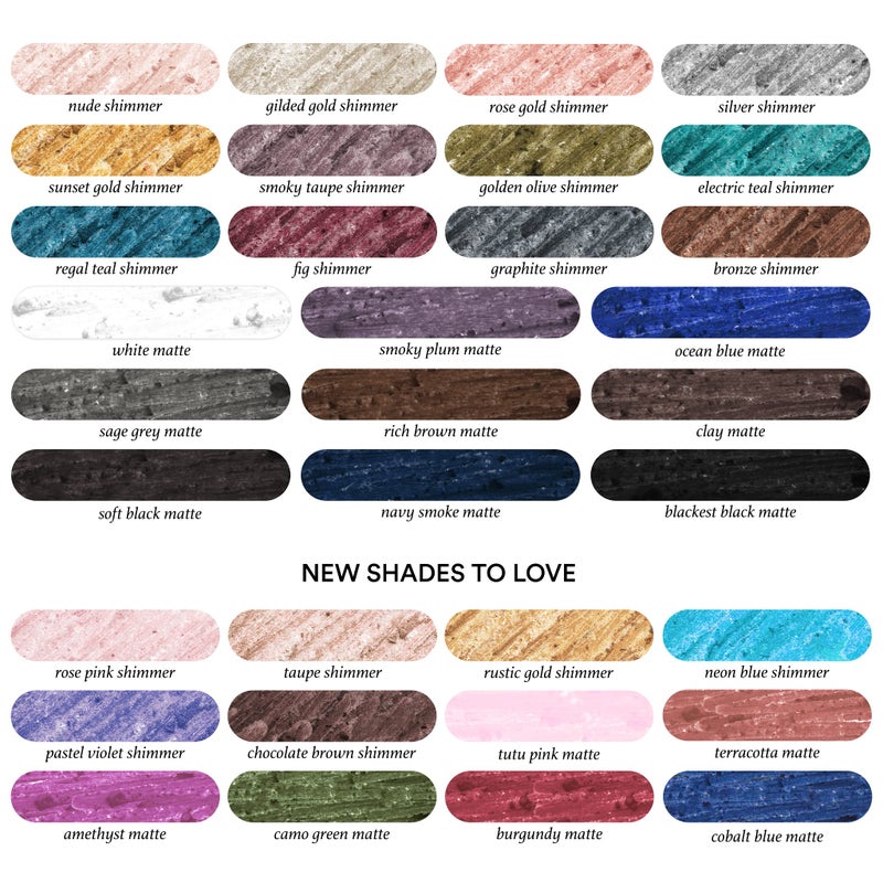Julep When Pencil Met Gel Sharpenable Multi-Use Longwear Eyeliner Pencil - Sage Grey Shimmer - Transfer-Proof - High Performance Liner Sage Grey - Image 5