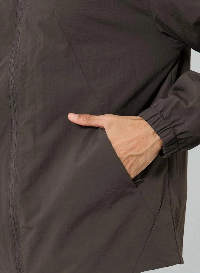 Styli  Styli Men Oversized Lightweight Zip Up Jackets for Men | Best Price UAE