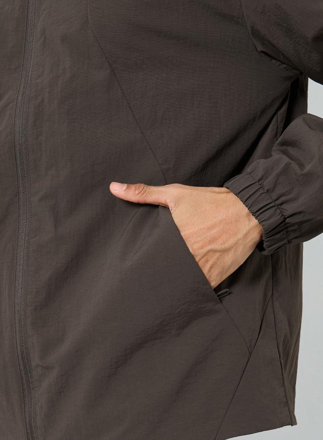 Styli Men Oversized Lightweight Zip Up Jackets - Image 5