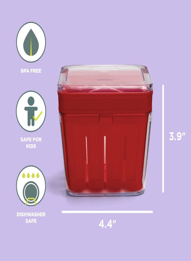 Chef'n Bramble Berry Basket and Colander (1-Quart, Cherry) - Image 3