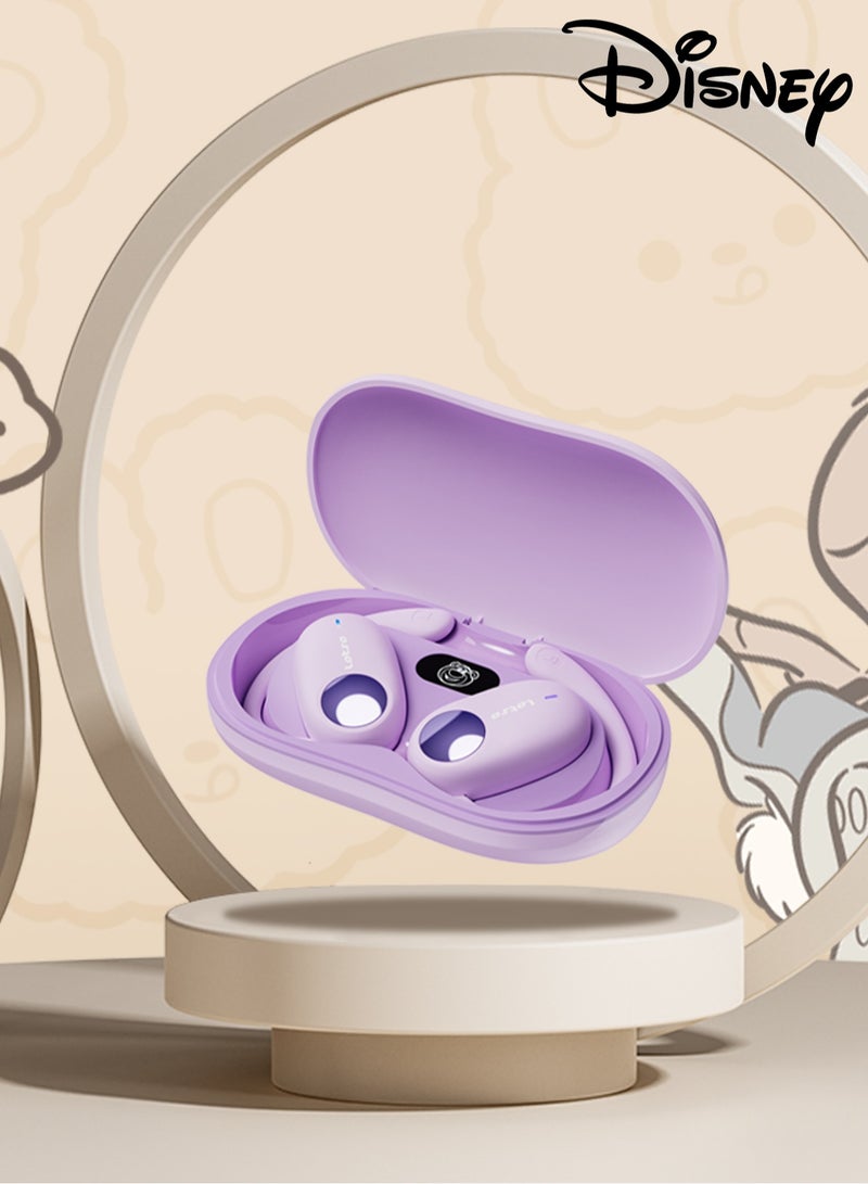 ديزني QS-O03 سماعات رأس لاسلكية بتقنية البلوتوث - اللون الأرجواني - Image 2