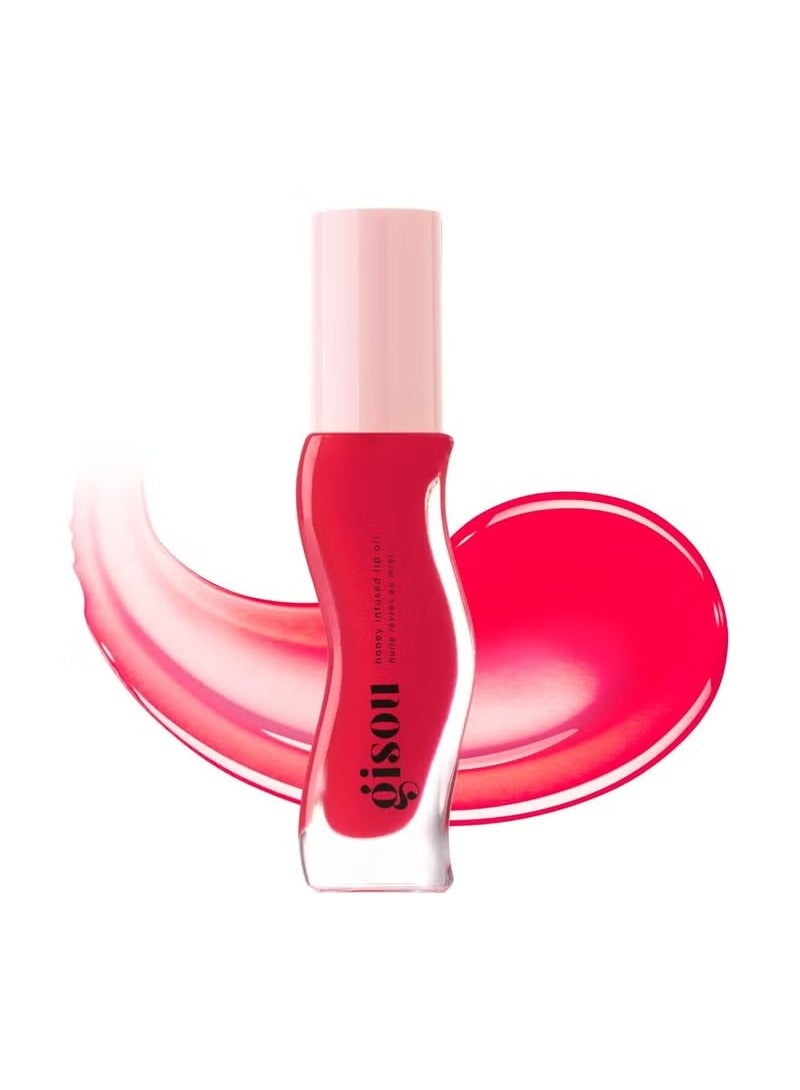 جيسو بلسم الشفاه المغذي بالعسل ، بلسم الشفاه المغذي الجاف ، لمعان عالي ، مكياج ناعم ، ظلال وردية ، نكهة الفراولة العصيرة ، آيس كريم الفراولة ، 8 مل - Image 1