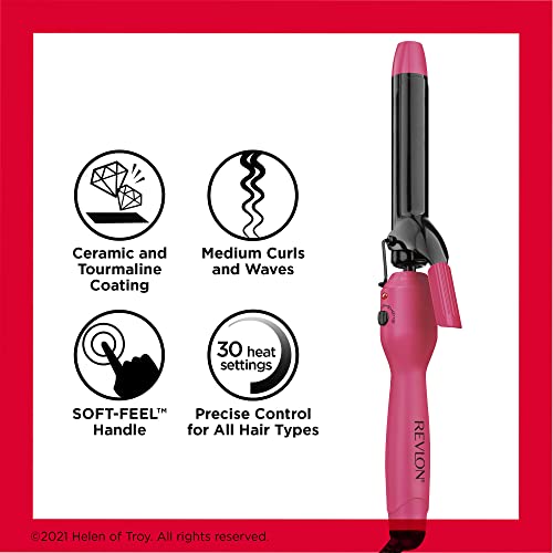 Revlon Tourmaline + Ceramic Curling Iron | Boost Shine, Guards Against Heat Damage (1 in) - Image 5