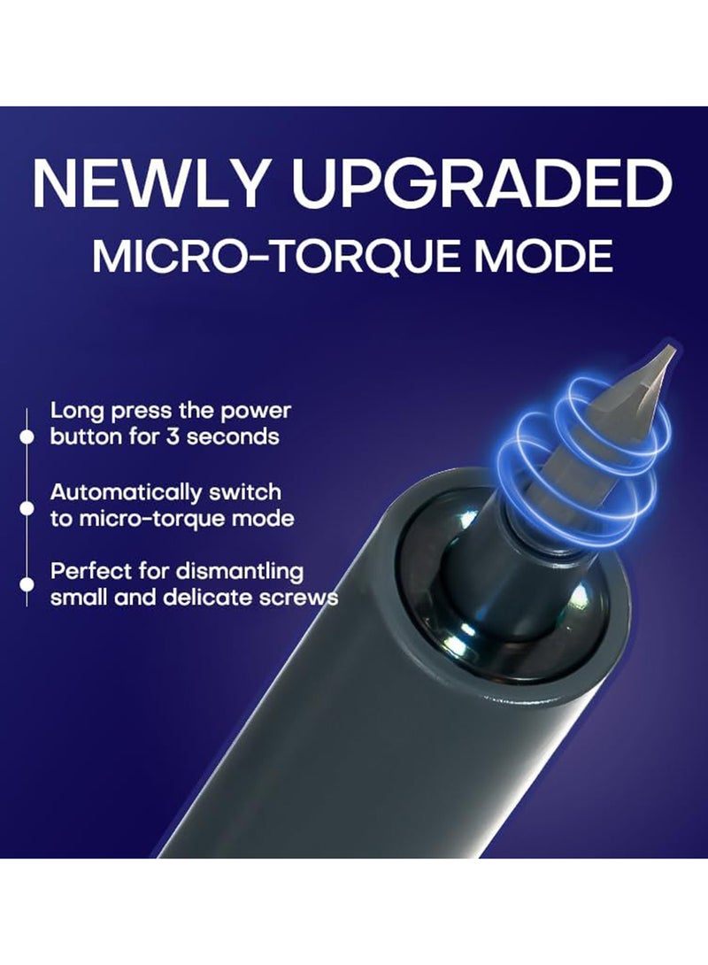 Precision Electric Screwdriver Set 28 IN 1 Mini Electric Screwdriver Set Rechargeable Portable Power Screwdriver Repair Tool Kit With LED Lights For Watches Phone iPad Laptop Glasses Removal - Image 3