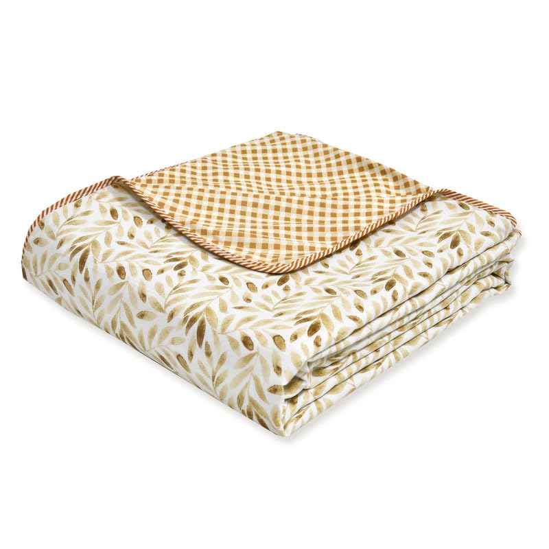Tzafrir Dohar Double Bed Cotton | AC Blanket Summer| Soft Light Weight, Quilt, Duvet King Size 84"x96" -Brown Pack of 1 - Image 2