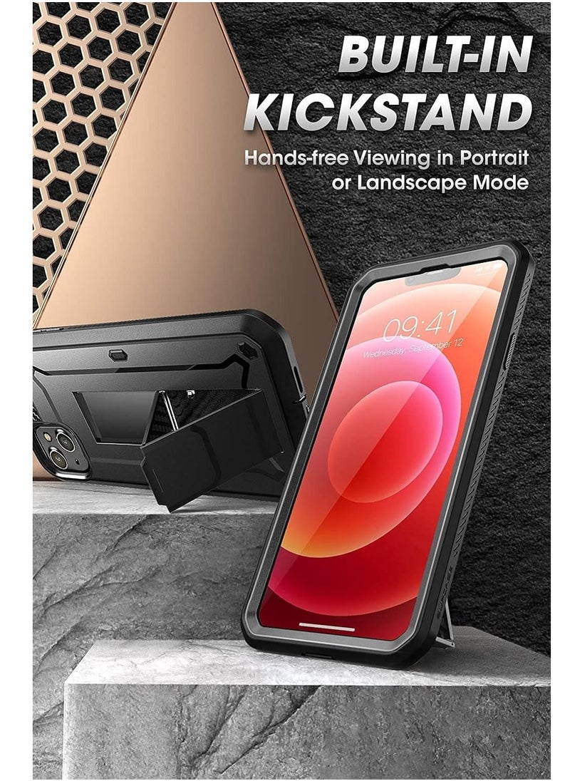 SupCase - SUPCASE Unicorn Beetle Pro Series Case for iPhone 13 Mini (2021 Release) 5.4 Inch, Built-in Screen Protector Full-Body Rugged Holster Case (Black) - Image 1