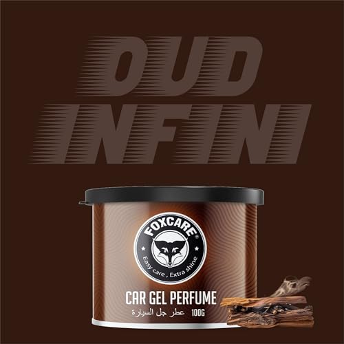 Foxcare Oud Infini Gel Perfume 100g | Long Lasting Air Freshener for Car Interior | Premium Gel Fragrance | Odor Eliminator for Home Office | Luxury Interior Accessory - Image 3