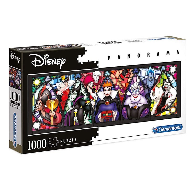 Clementoni - Disney Panorama Collection Villains - Jigsaw Puzzles 1000 Pieces Adults and Children, 10 Years Old and Up, Made in Italy, 39516,40 X 21 X 6 - Image 4