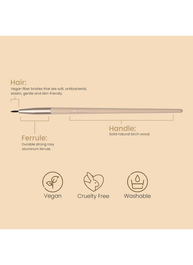 Milagro Beauty - Eye Liner Brush 64, Premium Pointed Tip Brush For Gel & Liquid Eyeliner | Precision Eye Makeup Brush - Image 1