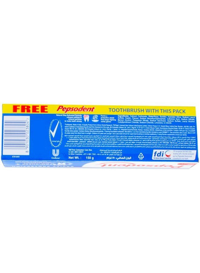 Pepsodent Toothpaste Germi Check 150g + Toothbrush - Image 2