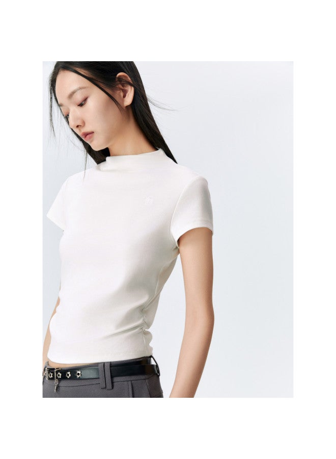 Waxbird Spring And Autumn Women's Waist-cinching French Style Short Top Slimming - Image 5
