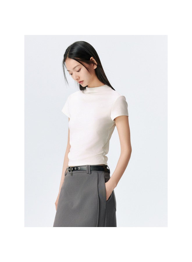 Waxbird Spring And Autumn Women's Waist-cinching French Style Short Top Slimming - Image 3