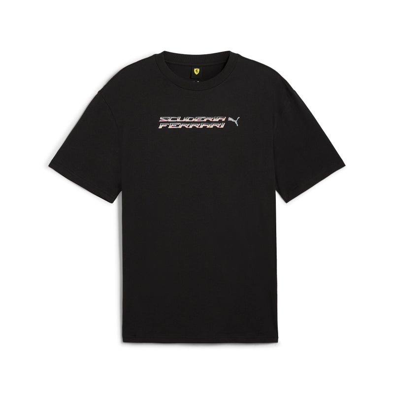 PUMA Scuderia Ferrari Race Statet Mens Black T-shirt - Image 4