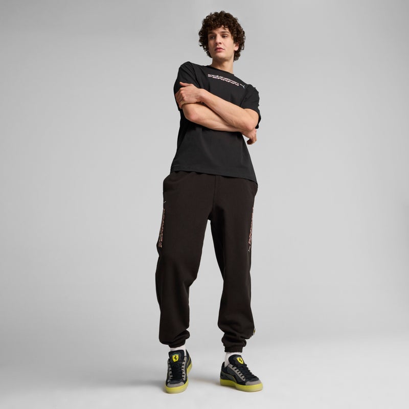 PUMA Scuderia Ferrari Race Statet Mens Black T-shirt - Image 3