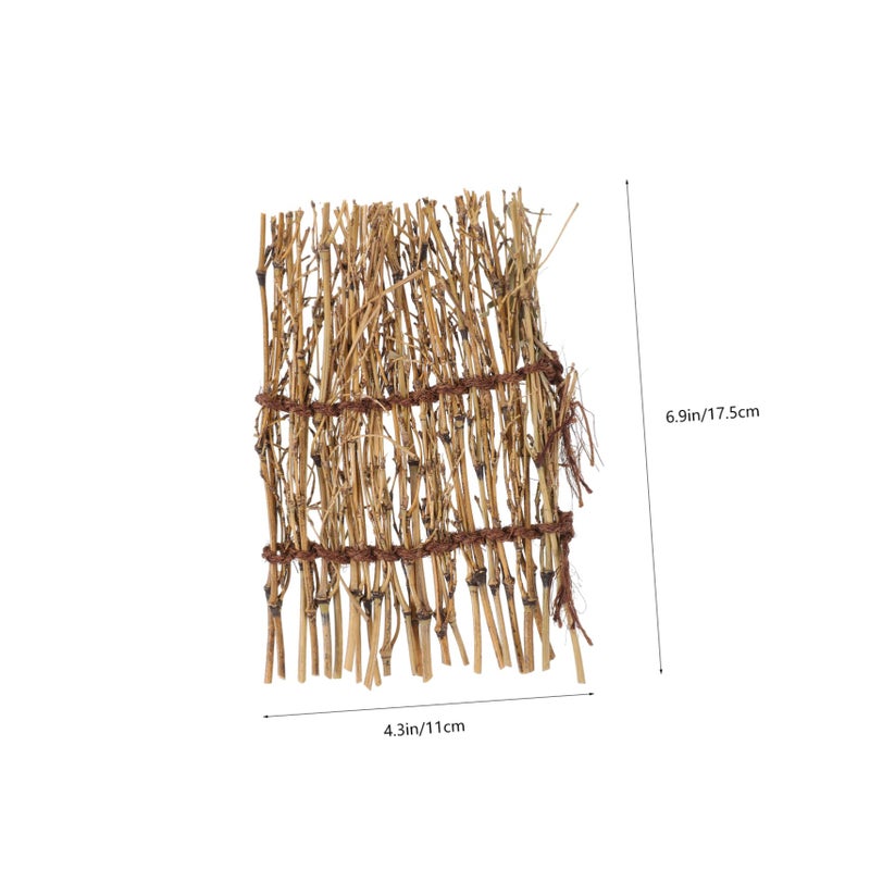 Natural Wood Sushi Fence Set For Food Photography Table Display And Japanese Style Decoration - Image 3