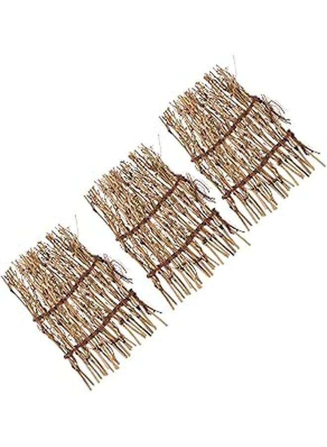 Natural Wood Sushi Fence Set For Food Photography Table Display And Japanese Style Decoration - Image 1