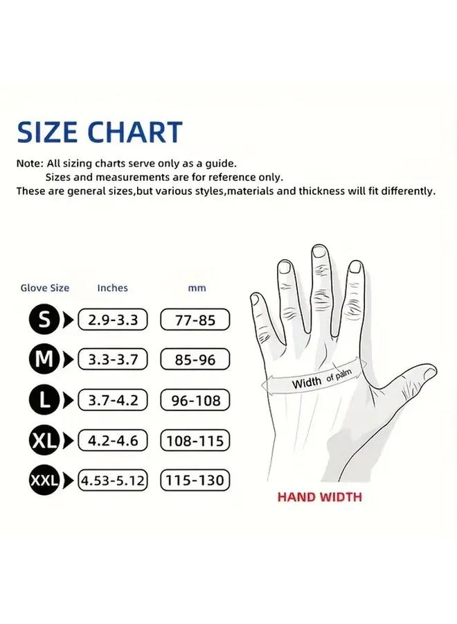 Black Powder Free Nitrile Latex Gloves Disposable 12pcs M Size Household Cleaning - Image 3