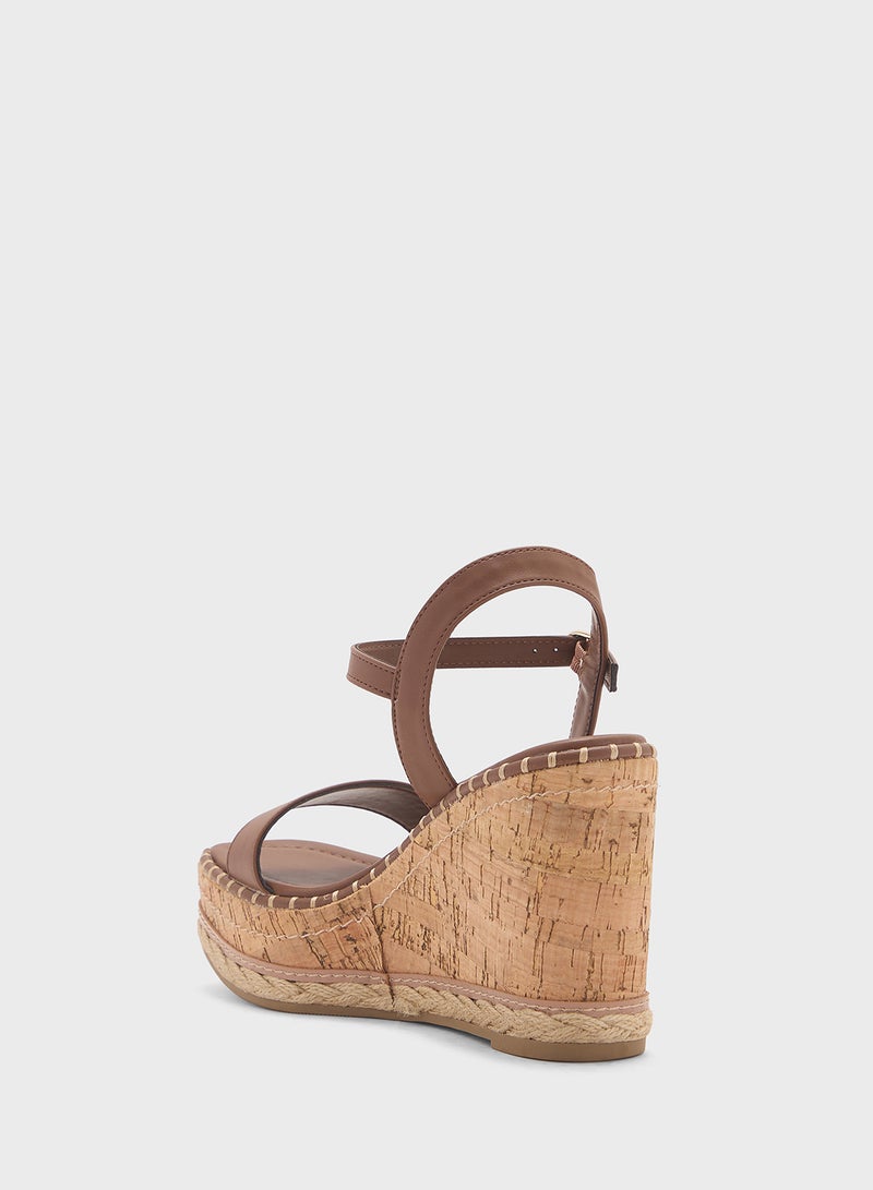 STEVE MADDEN Summeer Ankle Strap High Heel Wedge Sandals  - Image 3