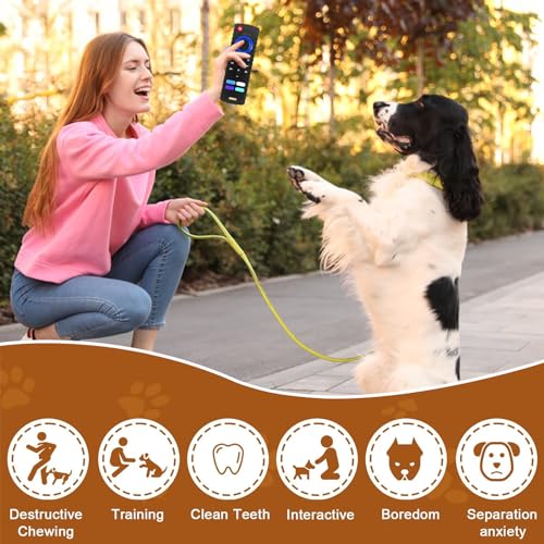 Intatikoo Puppy Toys for Teething, Remote Control Teether for Small Dogs,Puppy Teething Toy for Boredom & Stimulation,BPA-Free (Black) - Image 3