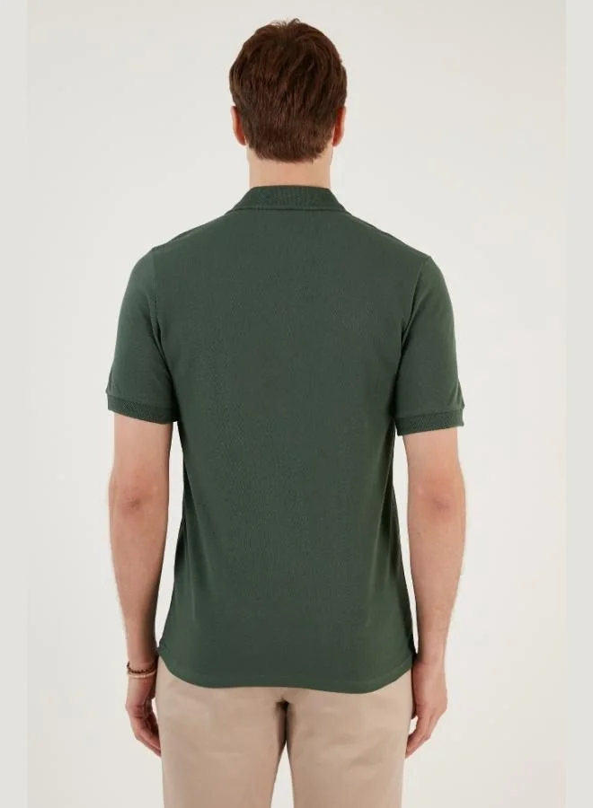 Buratti  Buratti Cotton Regular Fit Button-Down Polo Collar T-Shirt Men's POLO COLLAR T-SHIRT 5902739 for Men | Best Price UAE