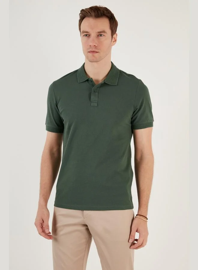 Buratti  Buratti Cotton Regular Fit Button-Down Polo Collar T-Shirt Men's POLO COLLAR T-SHIRT 5902739 for Men | Best Price UAE