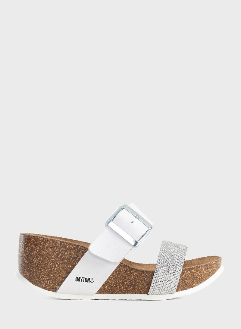 BAYTON Newcastle Multi Strap Wedge Sandals  - Image 1