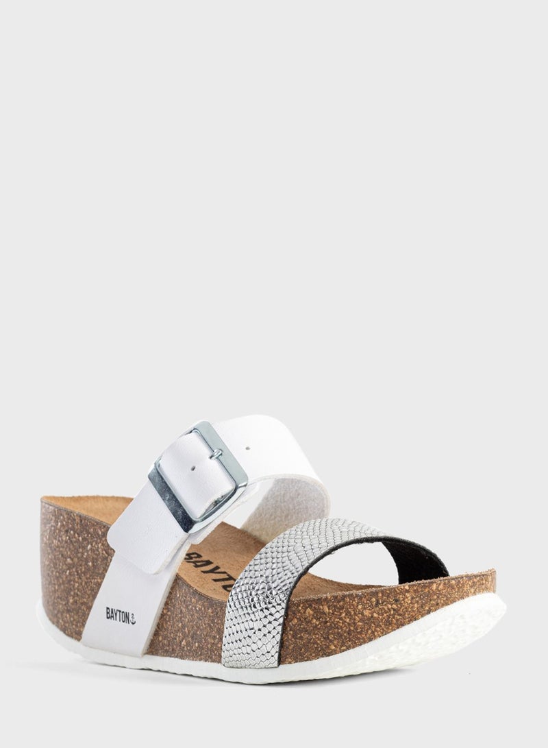 BAYTON Newcastle Multi Strap Wedge Sandals  - Image 3