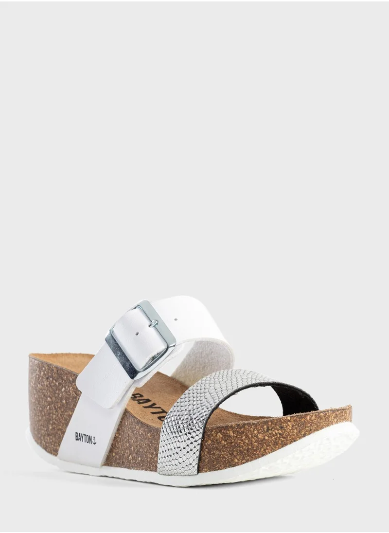 BAYTON Newcastle Multi Strap Wedge Sandals