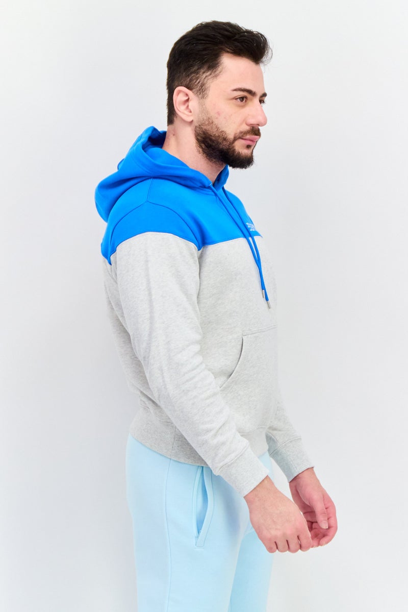 ESPRIT هودي مزخرف بأكمام طويلة للرجال من إسبريت × راحة واستجمام، رمادي - Image 2