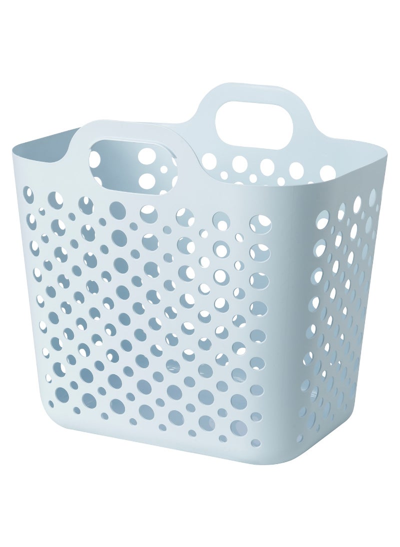 Flexible Laundry Basket, Blue, 24 L