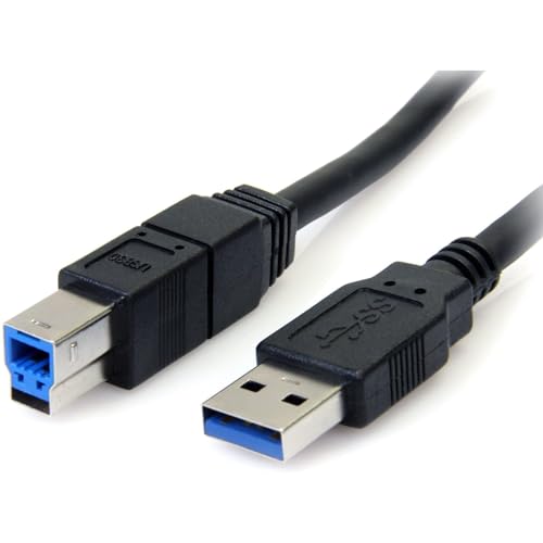 StarTech.com 6 ft / 2m Black SuperSpeed USB 3.0 Cable A to B - USB 3 A (m) to USB 3 B (m) (USB3SAB6BK) - Image 3