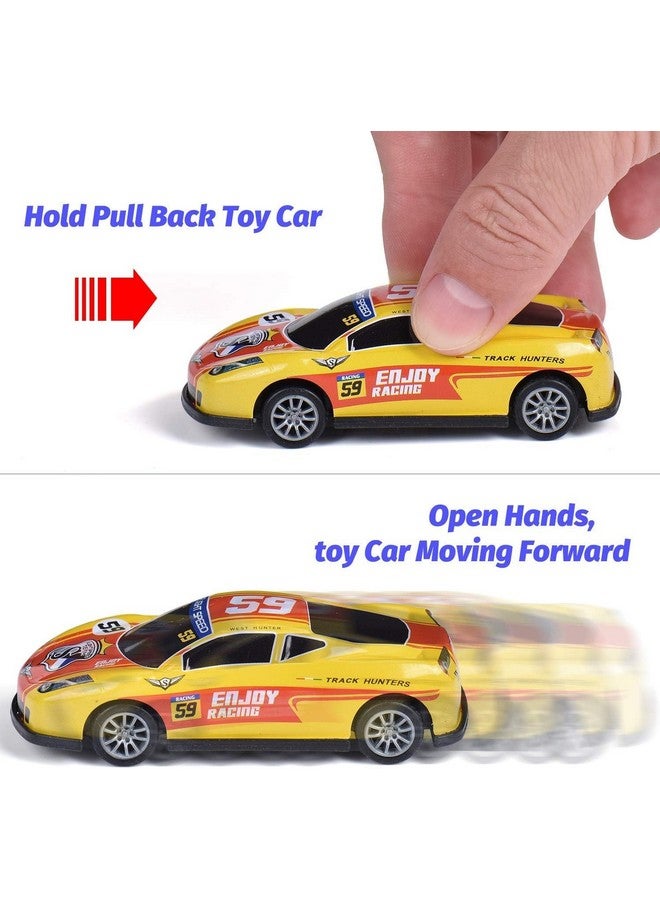 Amitasha 10 Unbreakable Racing Mini Diecast Car Models Set for Kids Pull Back Vehicles Metal Alloy Car Play Set for Kids, Unique Toys, Best Birthday Gift, Diwali Gift, Khilona for Boys(Racing Cars) - Image 2