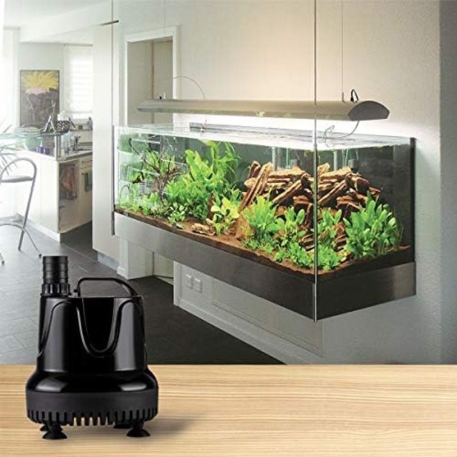hygger 215 GPH Quick Water Change Aquarium Pump Submersible Fountain Water Pump Fish Tank Pond Drain Transfer Pump with 2 Adaptors - Image 5