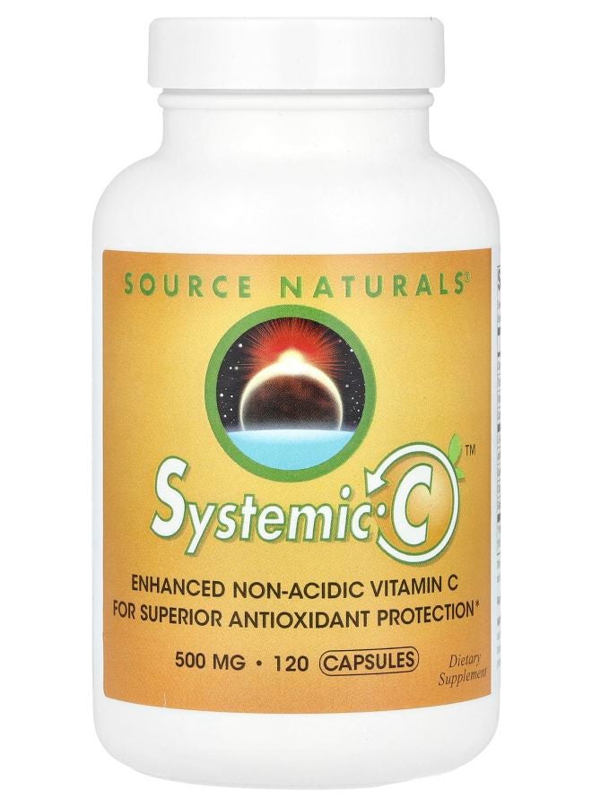 Source Naturals Systemic C™ 1000 mg 120 Capsules (500 mg per Capsule)