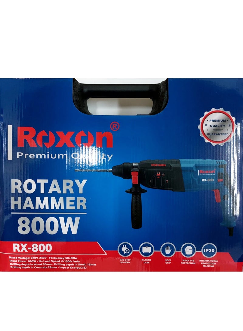 مثقاب مطرقة دوار  800 W  متعدد الألوان  26 مم  - Image 2