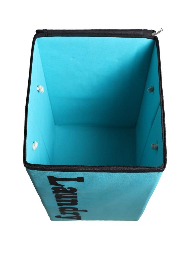 Shrey Creation Non Woven Foldable 75 Ltrs Laundry Bag/Storage Basket/Bin with Lid and Handle for Washing Clothes for Dirty Dress- (Pack of 1, Colour- R Green) - Image 4