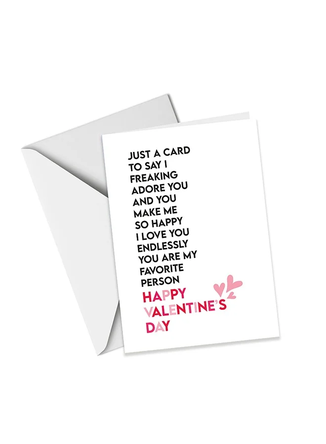 Share The Love "I Love You Endlessly" Valentine's Day Greeting Card – Share Heartfelt Sentiments with Your Special Someone