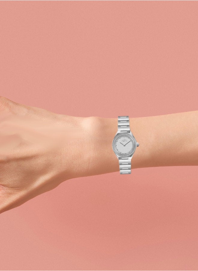 MARTINI Elegant Martini Women's Watch Stylish Silver Dial Stainless Steel Band Water Resistant Perfect for Casual and Formal Wear - Image 3