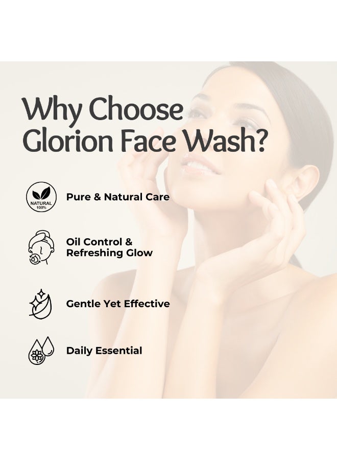 VEDAONE VedaOne Glorion Neem Face Wash | 100ML | Natural Face Wash for Men & Women | Deep Cleansing & Brightening | Anti-Acne & Oil Control | Hydrating & Gentle on Skin  - Image 3