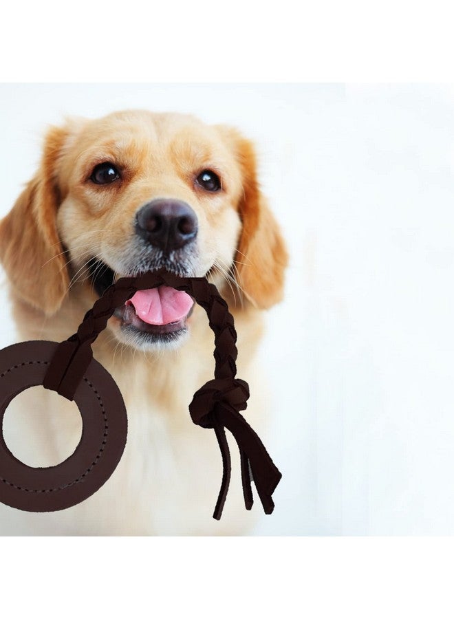 إيميلي بيتس لعبة سحب الكلاب المصنوعة من الجلد - حلقة (بني) - Image 3
